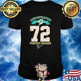 Underfeated 1972 perfect season signature dolphin shirt