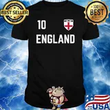 10 England Soccer Jersey 2020 2021 Euros English Football Team T-Shirt