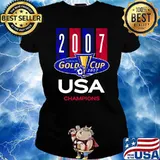 2007 concacaf gold cup usa champions Ladies tee