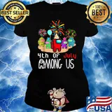 4th of july among us firework Ladies tee