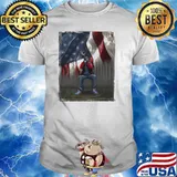 A Trumpet In Americas Park American Flag shirt