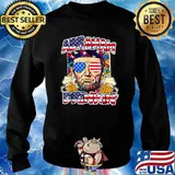 Abraham Drinkin 4th of July Abe Lincoln T-Shirt Sweater
