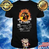 AC DC 48 years of 1973 2021 thank you for the memories signature shirt