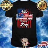 All American Boy 4th of July Sunglasses T-Shirt