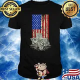 American Flag jeep american flag 4th of July T-Shirt