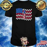American Flag Playing Chess Shirt