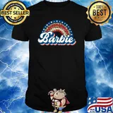 Barbie American Pride 4th Of July Rainbow Leopard T-Shirt