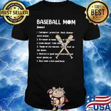 Baseball Mom Caregiver Protector Cleat Cleaner Snack Maker Shirt
