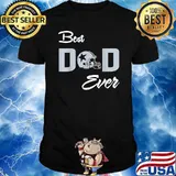 Best Dad Ever Dallas Fan Football CowBoy Father's day T-Shirt