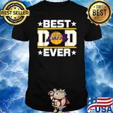 Best dad ever los angeles lakers football shirt