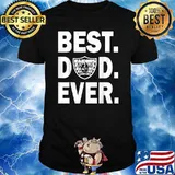 Best Dad Ever Raiders Fathers Day T-Shirt