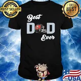 Best Dad Ever Tampa Bay Fan Buccaneers Fathers Day T-Shirt