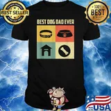Best Dog Dad Ever Vintag T-Shirt