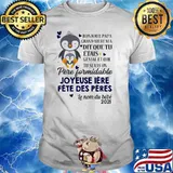 Bonjour Papa Grand Mere Ma Dit Que Tu Penguin Shirt