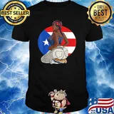 Boricua Morena Puerto Rican Girl Rico Flag T-Shirt