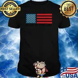 Born in the USA 4th July Independence Day Celebration T-Shirt