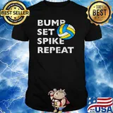 Bump Set Spike Repeat Volleyball Lover T-Shirt