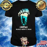 Camping Because Murder IS Wrong Big Foot Shirt
