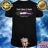 Circle Where It Hurts Fibromyalgia Awareness shirt