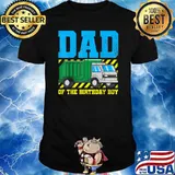 Dad Of The Birthday Boy Garbage Truck Shirt
