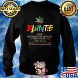 Definition Bluntie Noun like a regular aunty cannabis vintage T-Shirt Sweater