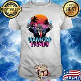Diamond Hands Wall Street Ape Vintage Sunset T-Shirt