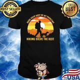 Dogs Solve Most Of My Problems Hiking Solve The Rest Vintage Shirt