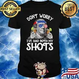 Don't Worry I've Had Both My Shots Tequila Ben Drankin 4th of July T-Shirt