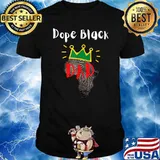 Dope Black Dad Black Fathers Matter Fathers Day DNA T-Shirt