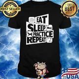 EAT SLEEP Rings artistic gymnastics REPEAT T-Shirt