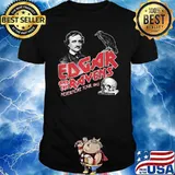 Edgar and the ravens never more tour skull shirt