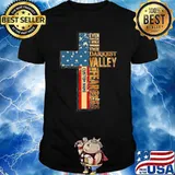 Even Though I Walk Through The Darkest Valley I Will Fear No Evil American Flag Shirt