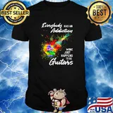 Everybody has an addiction mine just happens to be guitars watercolor shirt