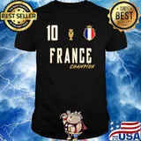 Fan France National 10 Soccer Team Football T-Shirt