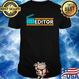 Film Editor Pattern Cinematographers Filmmaker Movie Maker T-Shirt