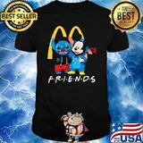 Friends Mcdonalds mickey and stitch shirt