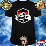 Germany Soccer Jersey 2021 German Flag Scarf Ball T-Shirt