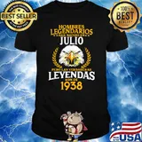Hombres Legendarios han nacido en Julio Pero Las Verdaderas Leyendas son de Julio 1938 T-Shirt