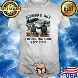 Husband And Wife Fishing Partners For Life Shirt