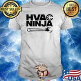 HVAC Ninja Technician Air Condition Lover T-Shirt