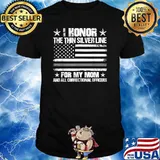 I Honor The Thin Silver Line For Mom And All Correctional Officer T-Shirt