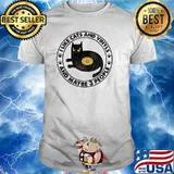 I like Cats And Vinyls And Maybe 3 People Shirt