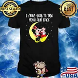 I love you to the moon and back mickey and minnie shirt