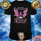 I May Not Be Rich And Famous But I'm A Breast Cancer Survivor And That's Priceless Wing Flower Shirt