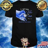 I Wear Blue For Me Diabetes Awareness Horse Shirt