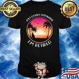 It's 5 O'Clock Everywhere I'm Retired Summer Vacation Sunset T-Shirt