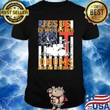 Jesus Is My Savior Drum Are My Therapy American Flag Shirt