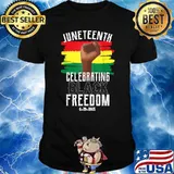 Juneteenth Celebrating Black Freedom 6 19 1865 Flag T-Shirt