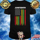 JUNETEENTH Freeish Since 1865 American Flag Shirt