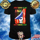 Juneteenth Is My Independence Day 1865 American Flag Shirt